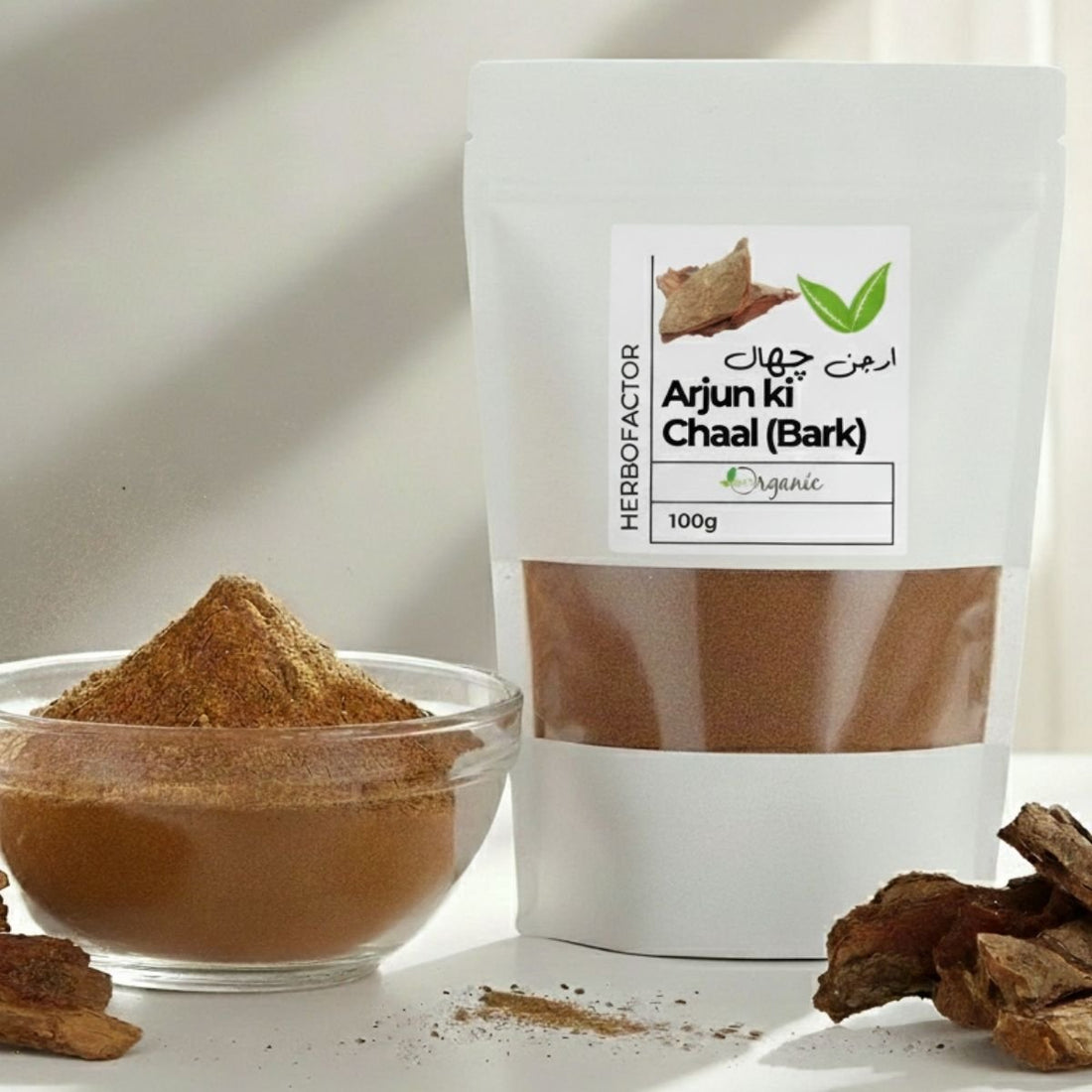 Arjun Bark (Arjuna / Arjun Tree Bark) - 100g | ارجن کی چھال