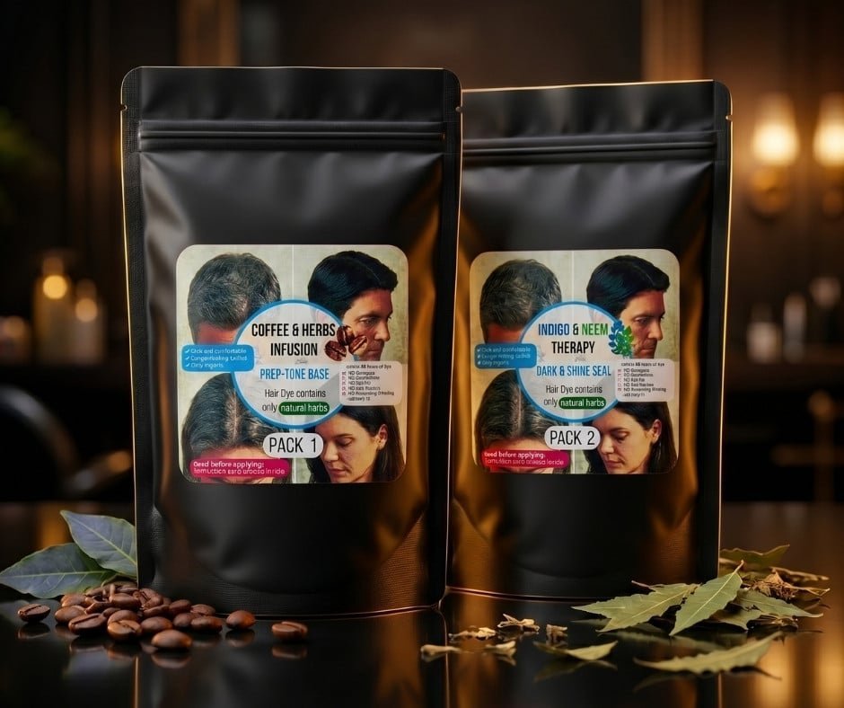 Herbal Hair Dye Kit | No Trace of Chemical